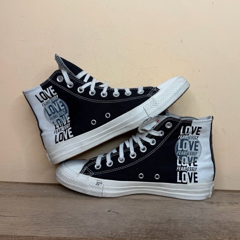 Converse Chuck Taylor All Star High 'Love Fearlessly' women’s size 8.5 shoes